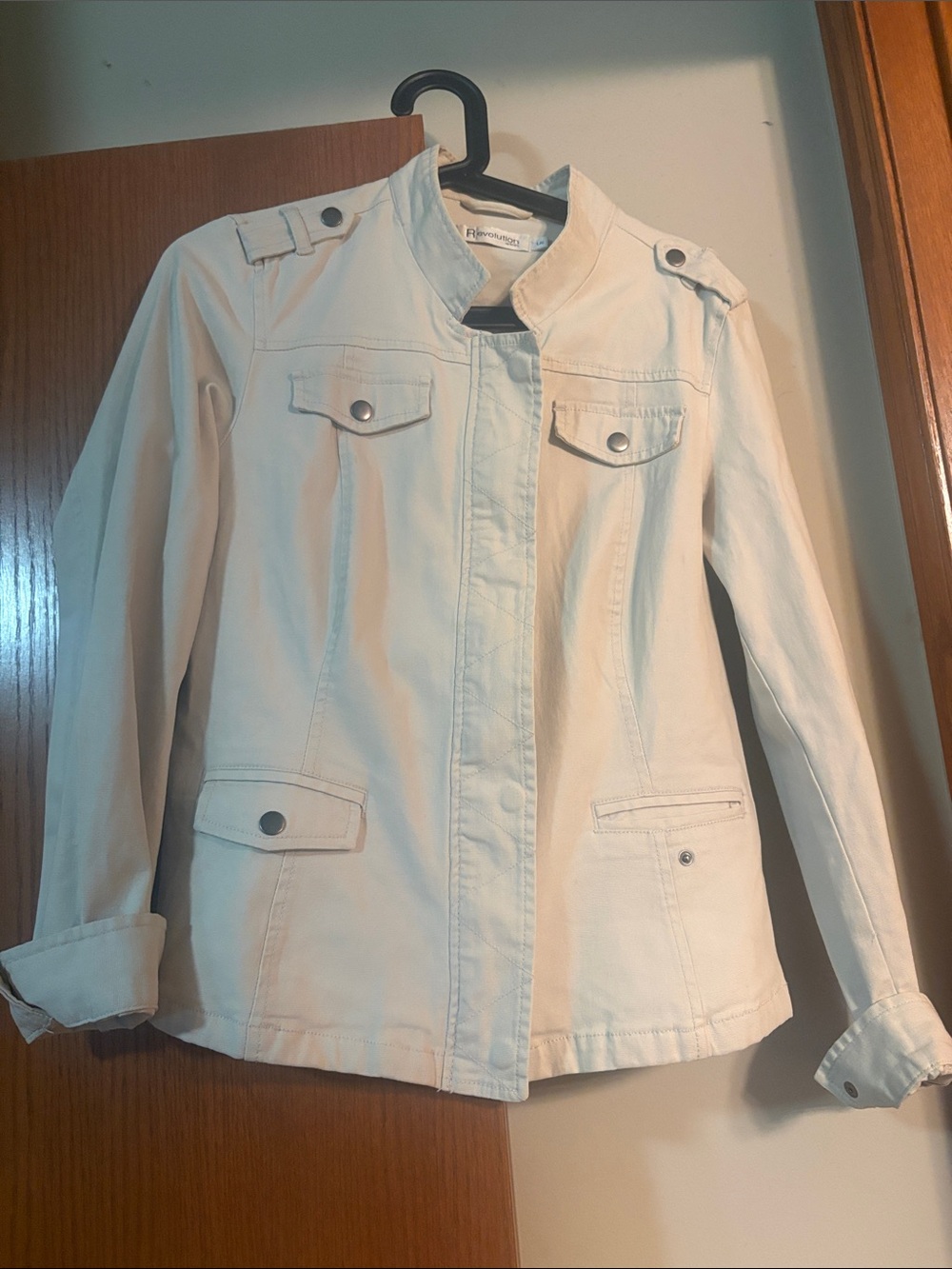 Revolution Women's Light Beige Utility Jacket